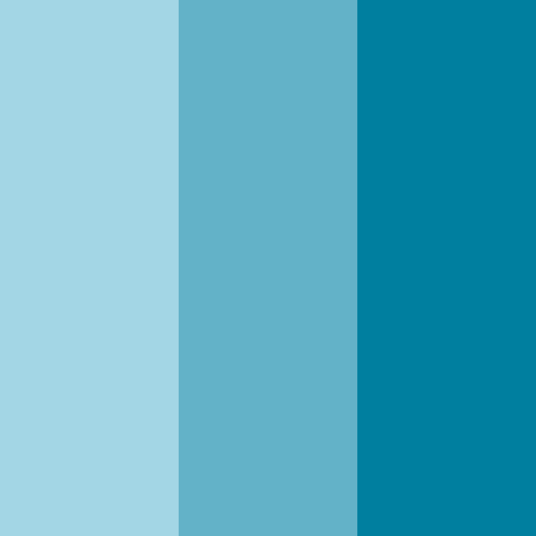 Download teal kingdom color palette PNG image (square)