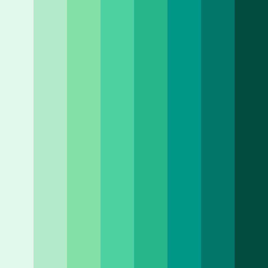 Download healing waters color palette PNG image (square)