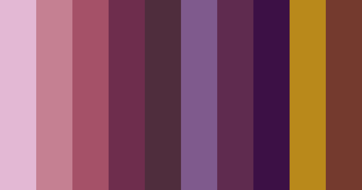 Download noble echoes of the commonwealth color palette PNG image (landscape)
