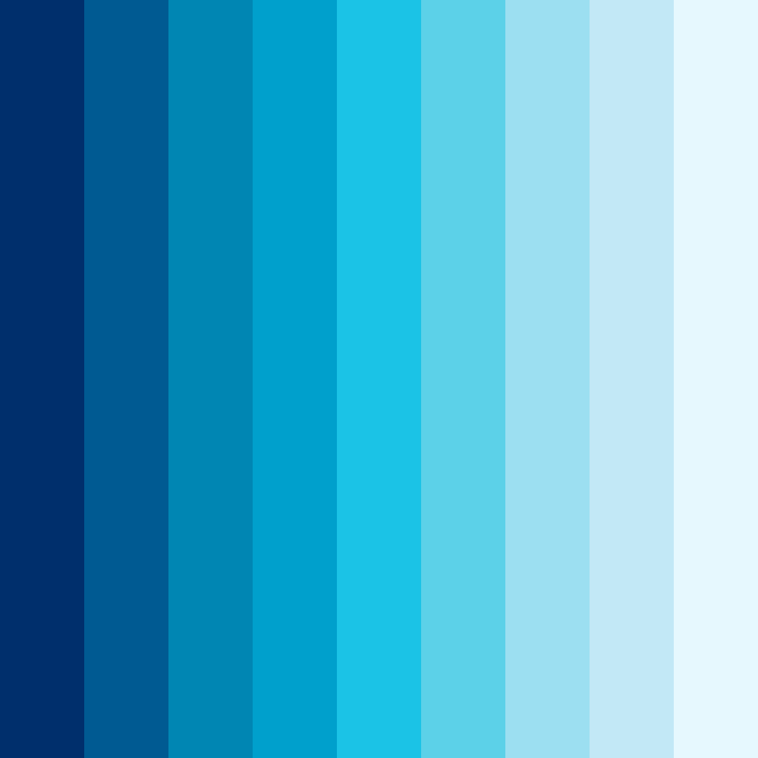 Download midnight tide color palette PNG image (square)