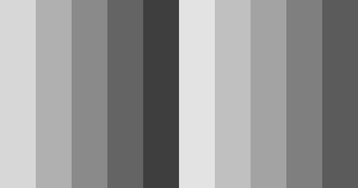 Download shades of light grey color palette PNG image (landscape)