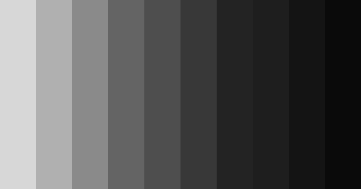 Download shades of light grey color palette PNG image (landscape)