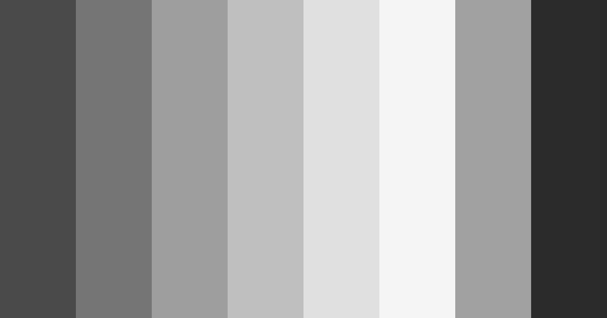 Download dark gray color palette PNG image (landscape)