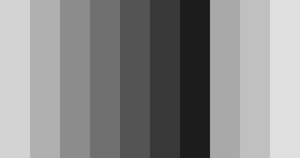 Download shades of light gray color palette PNG image (landscape)