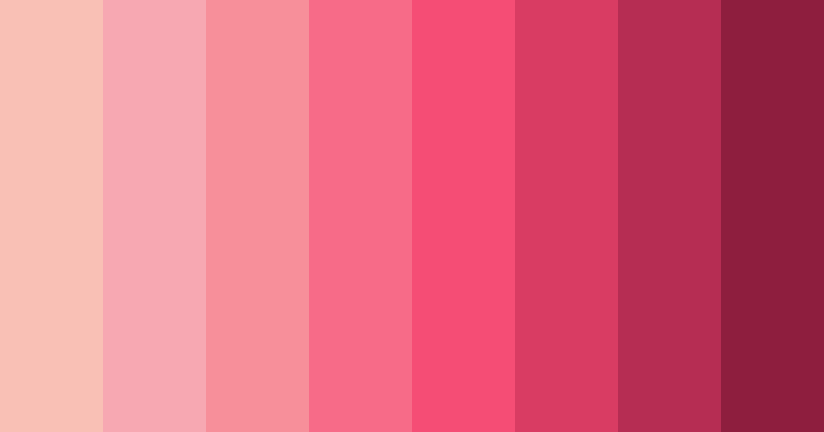 Download pink pride color palette PNG image (landscape)