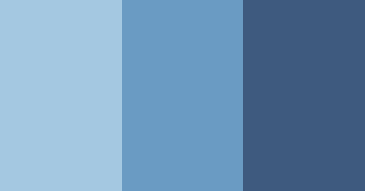 Download dusky blue hues color palette PNG image (landscape)