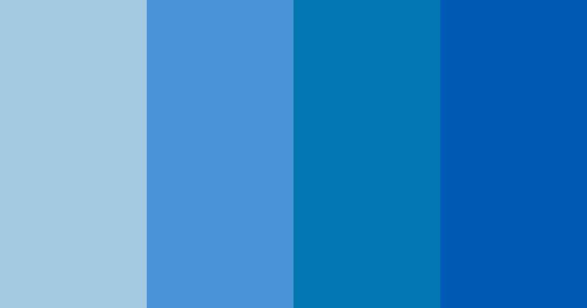 Download azure symphony color palette PNG image (landscape)