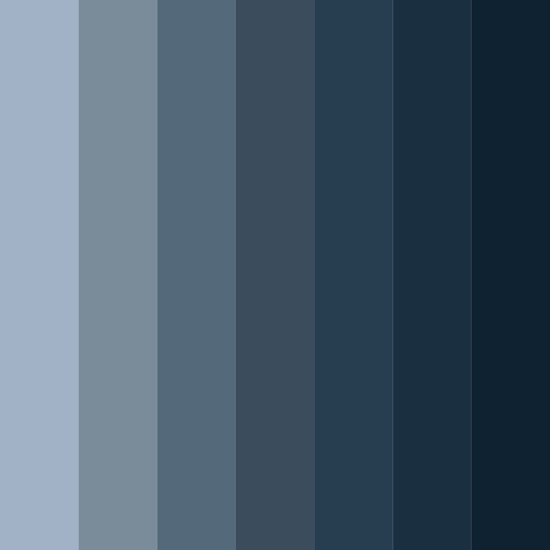 Download dusty blue color palette PNG image (square)