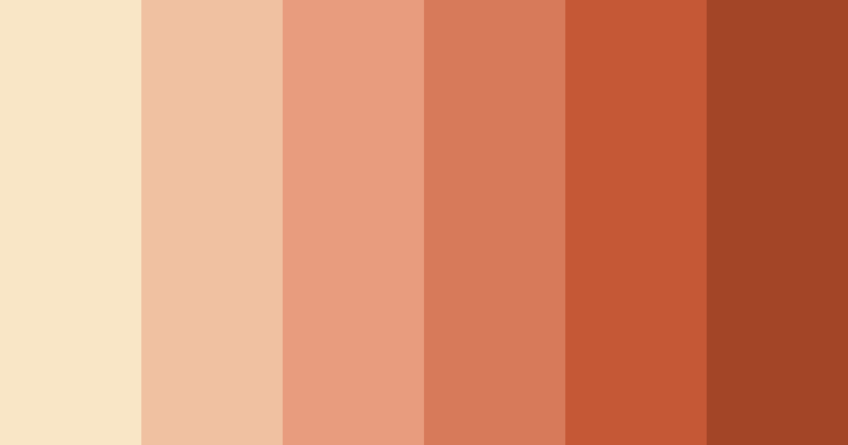Download warm ember glow color palette PNG image (landscape)