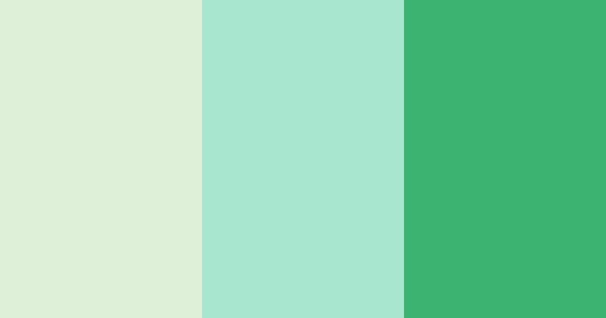 Download green salad color palette PNG image (landscape)