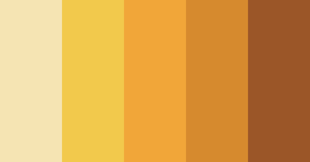 Download harvest golds color palette PNG image (landscape)