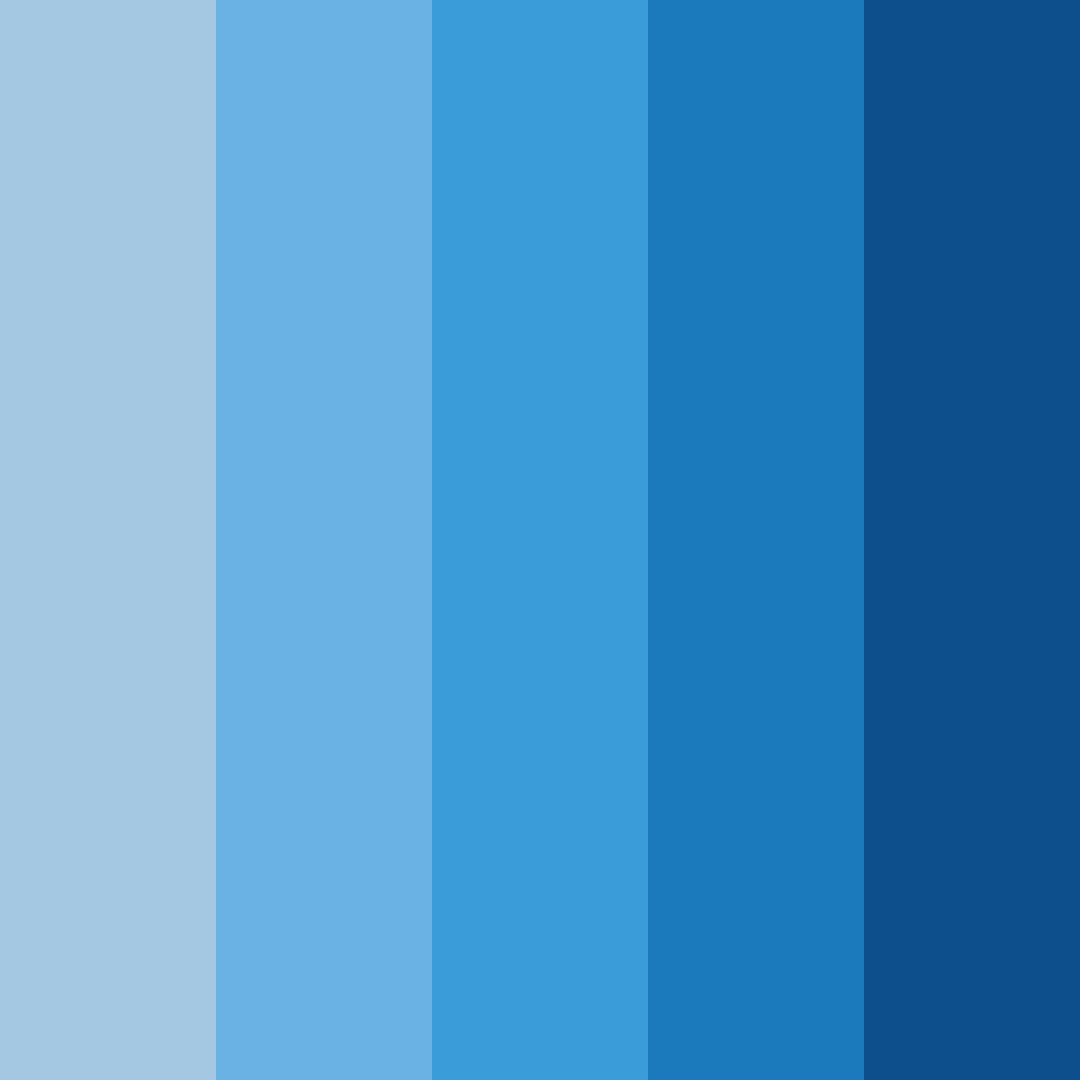 Download azure harmony color palette PNG image (square)