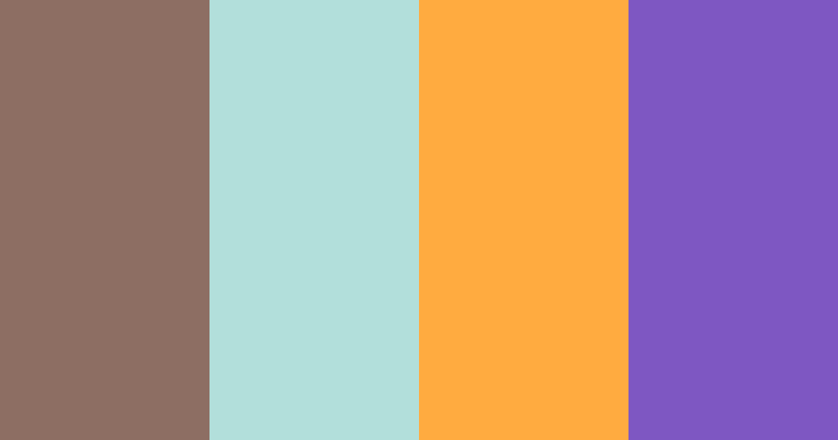 Download earthy pastel mix color palette PNG image (landscape)