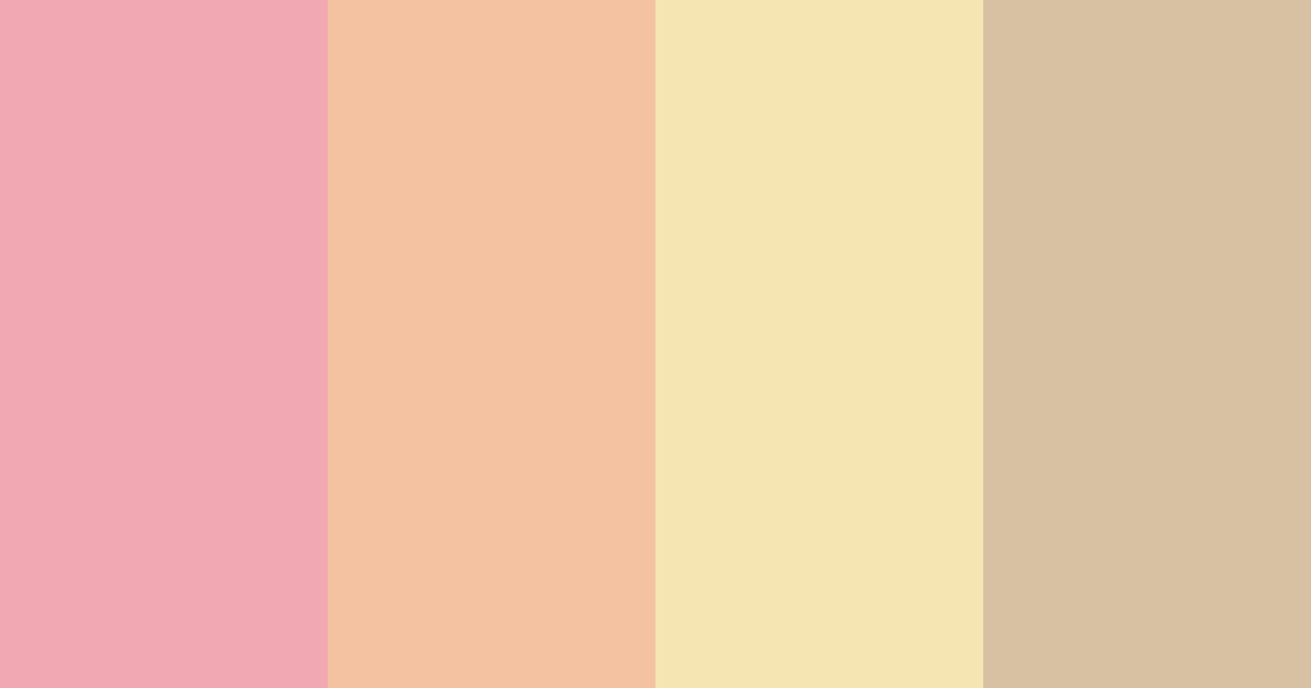 Download blush boutique color palette PNG image (landscape)