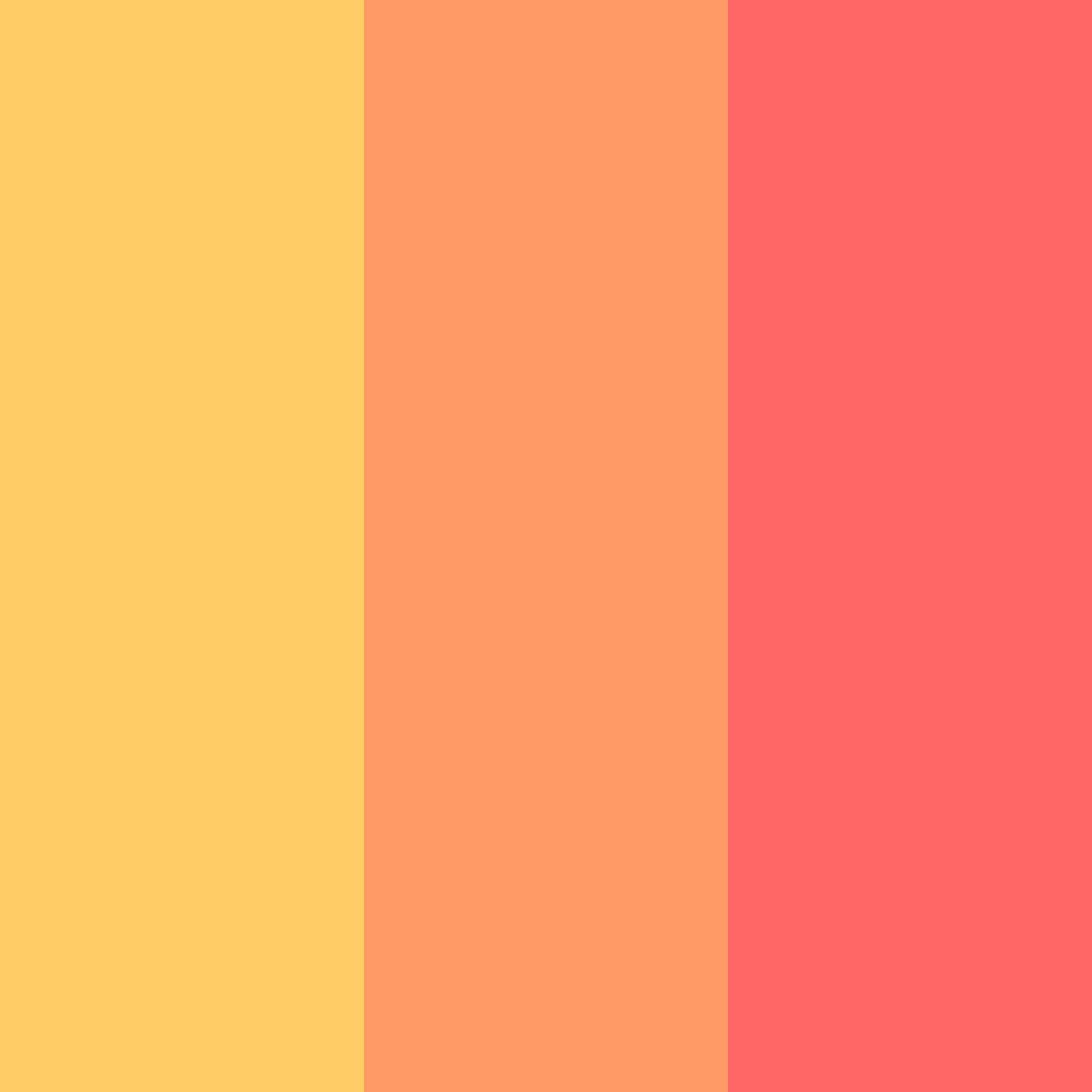 Download sunset sorbet color palette PNG image (square)