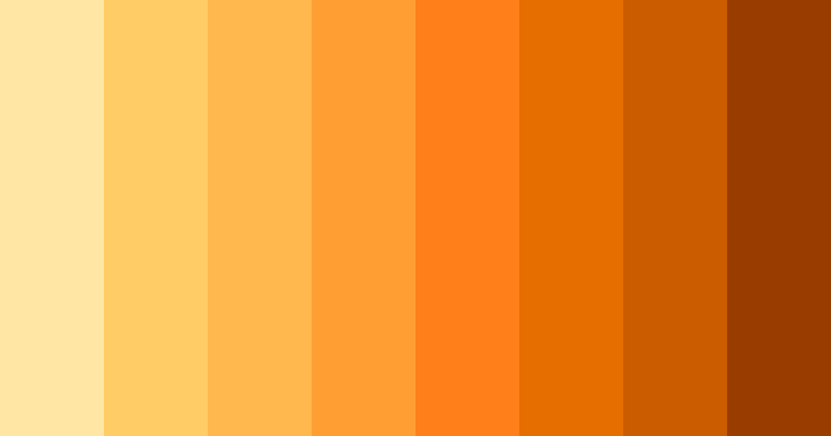 Download golden sunset ember color palette PNG image (landscape)