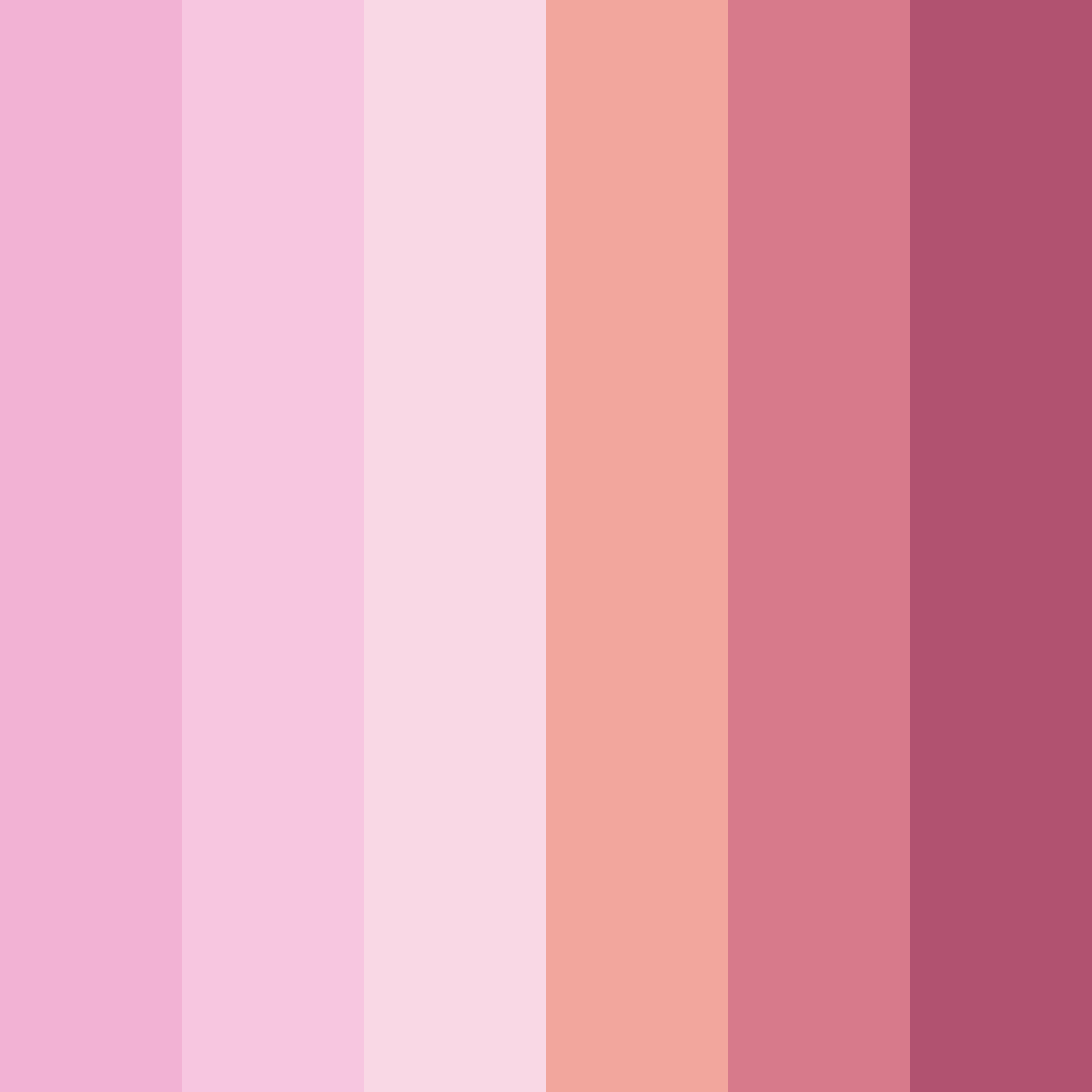 Download pink marcaron color palette PNG image (square)