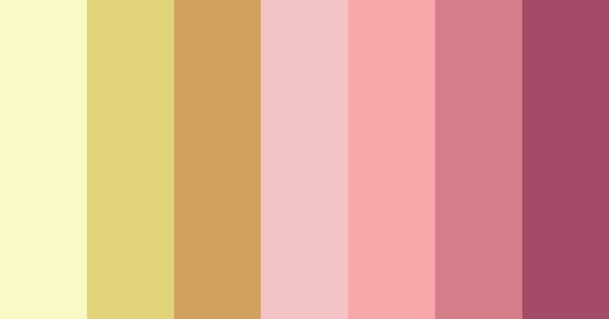 Download shades of pink and green color palette PNG image (landscape)