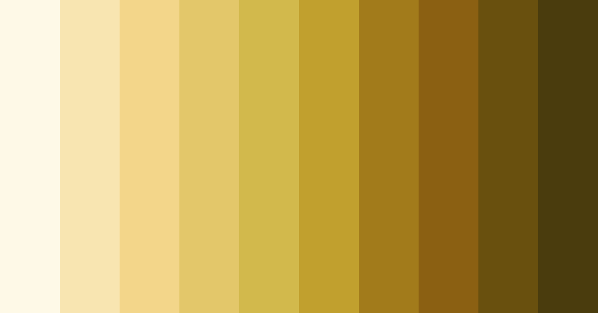 Download creamy shades color palette PNG image (landscape)