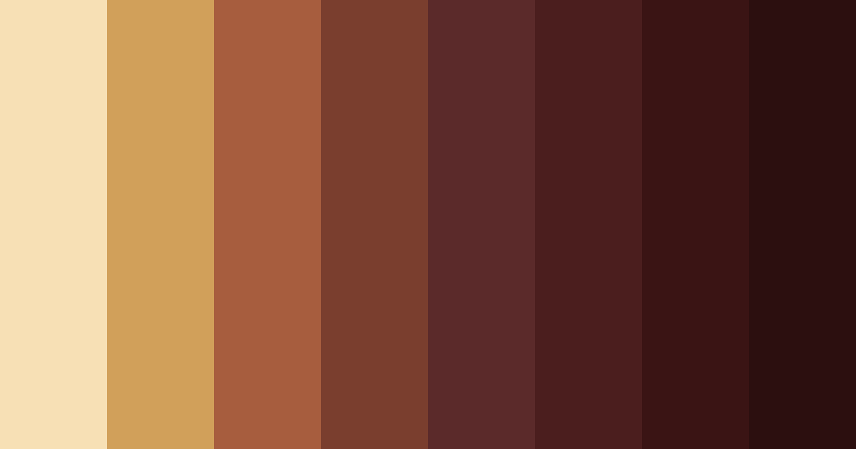 Download brown autumn forest color palette PNG image (landscape)