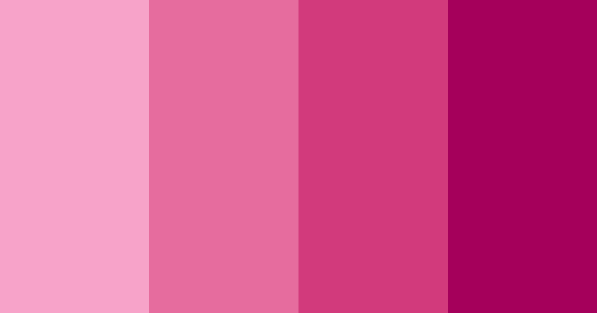 Download bold cool pink color palette PNG image (landscape)