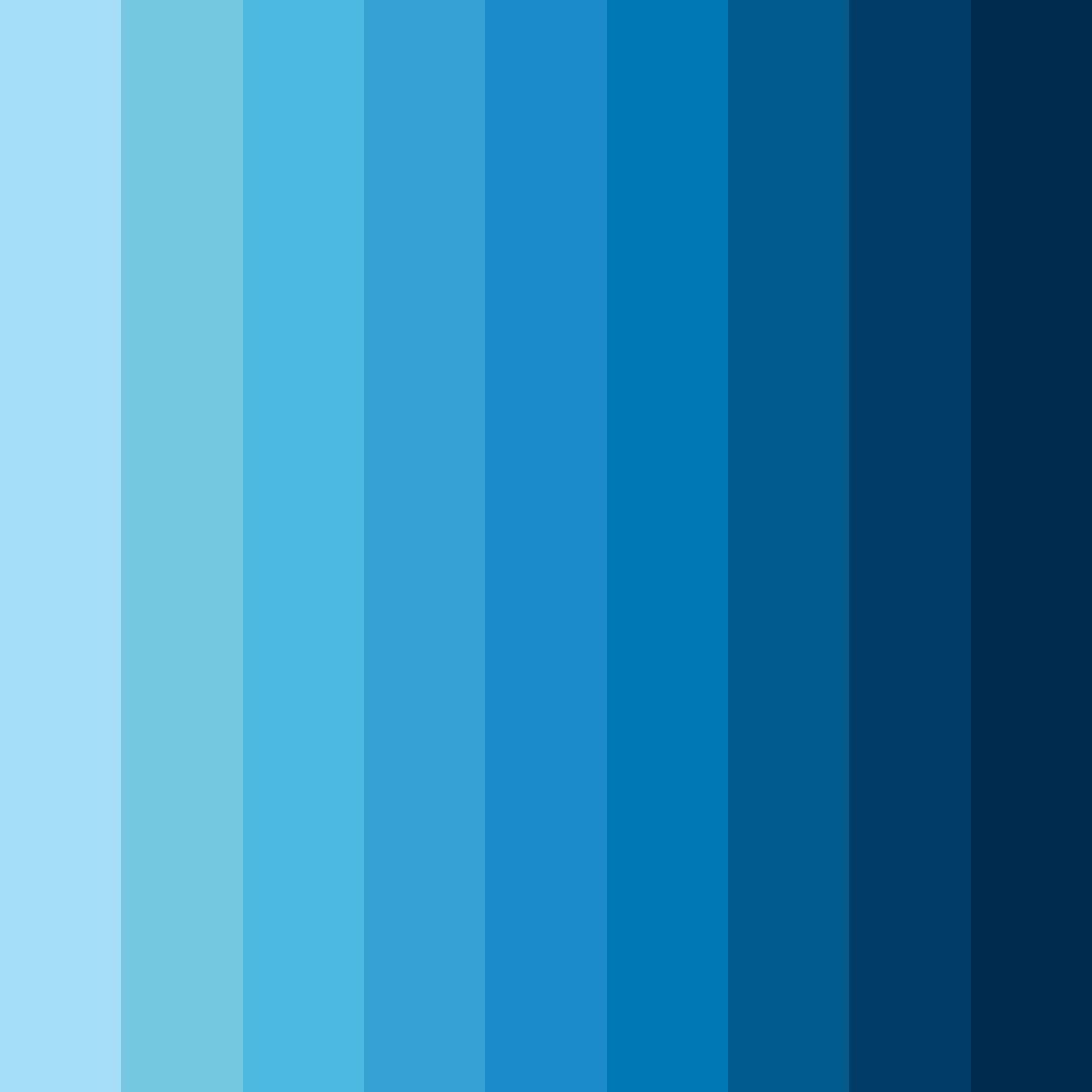 Download azure dream color palette PNG image (square)
