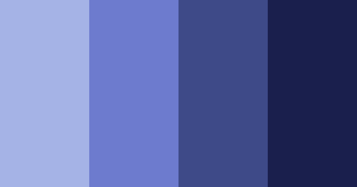 Download dark indigo dream color palette PNG image (landscape)