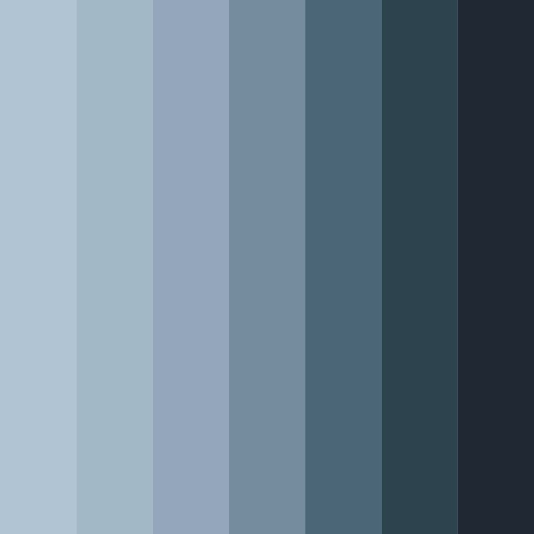 Download midnight fog color palette PNG image (square)