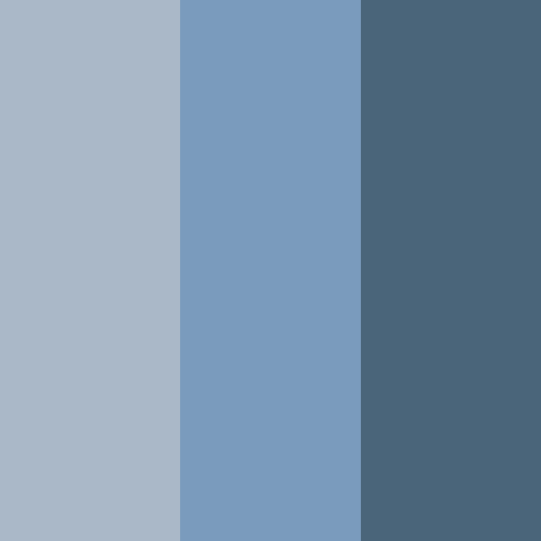 Download charcoal blue shades color palette PNG image (square)