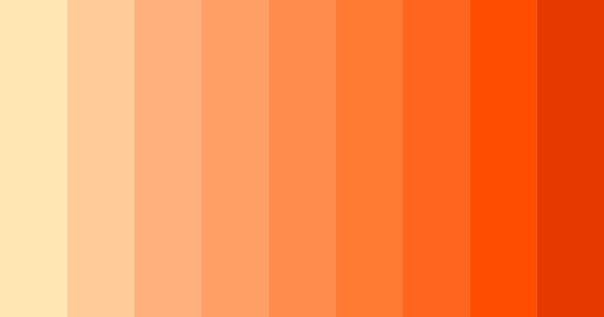 Download sunset sorbet color palette PNG image (landscape)