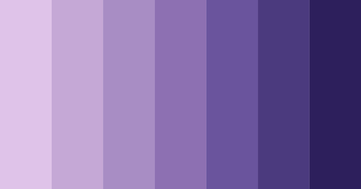 Download purple twilight color palette PNG image (landscape)