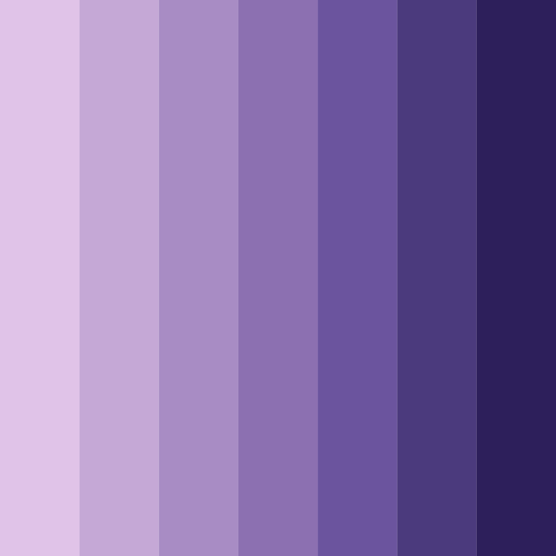 Download purple twilight color palette PNG image (square)