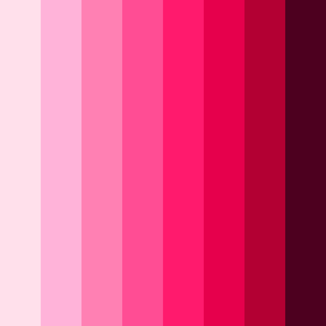 Download blush blossom color palette PNG image (square)