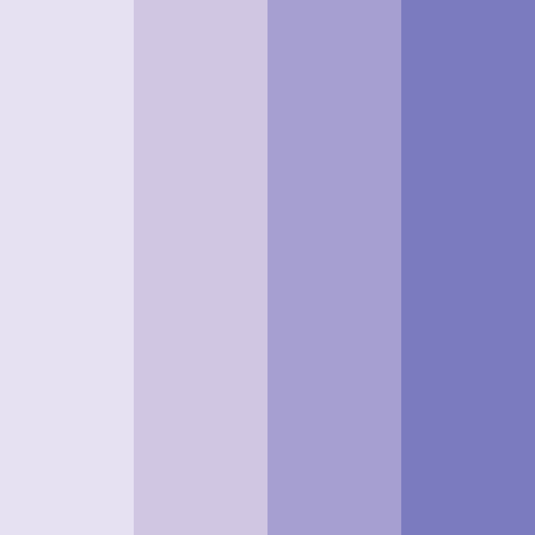 Download soft lavender shades color palette PNG image (square)