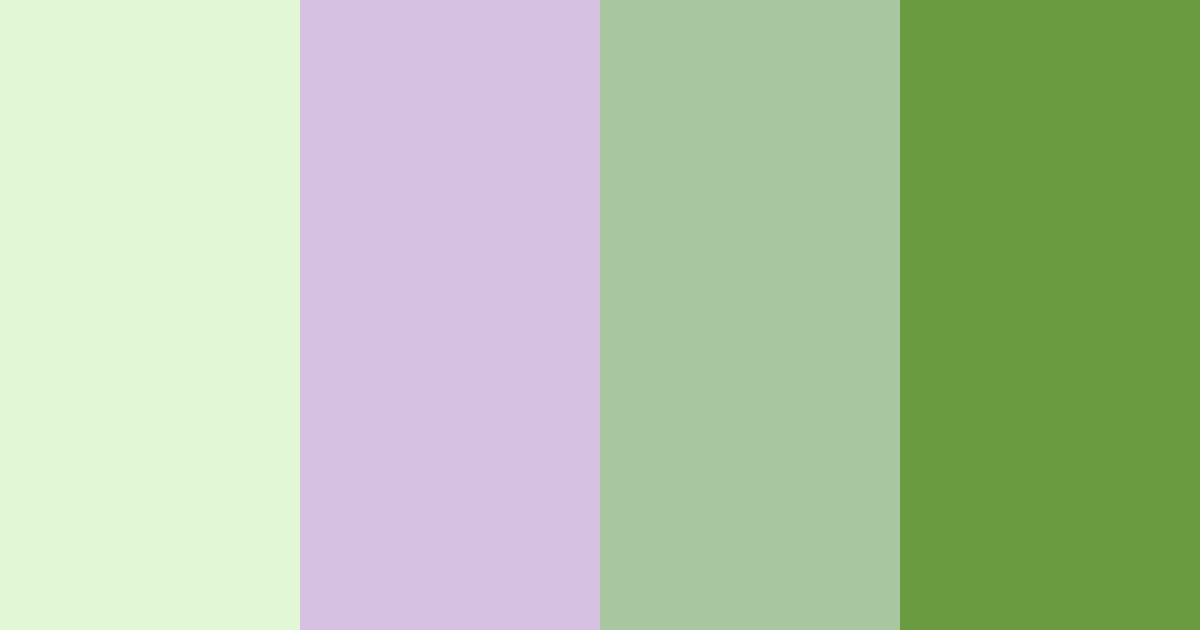 Download lime and lavender dreams color palette PNG image (landscape)