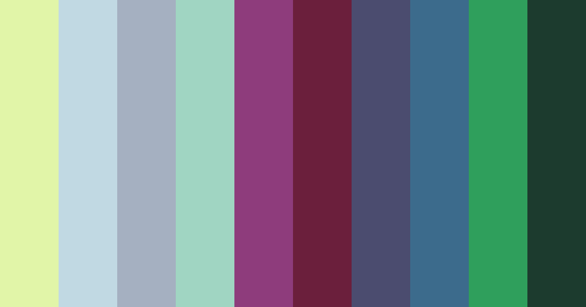 Download lavender lime dreamscape color palette PNG image (landscape)