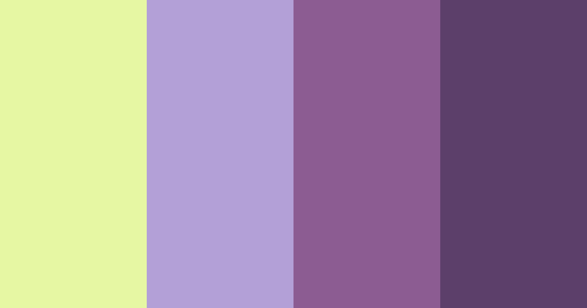 Download lime lavender dream color palette PNG image (landscape)