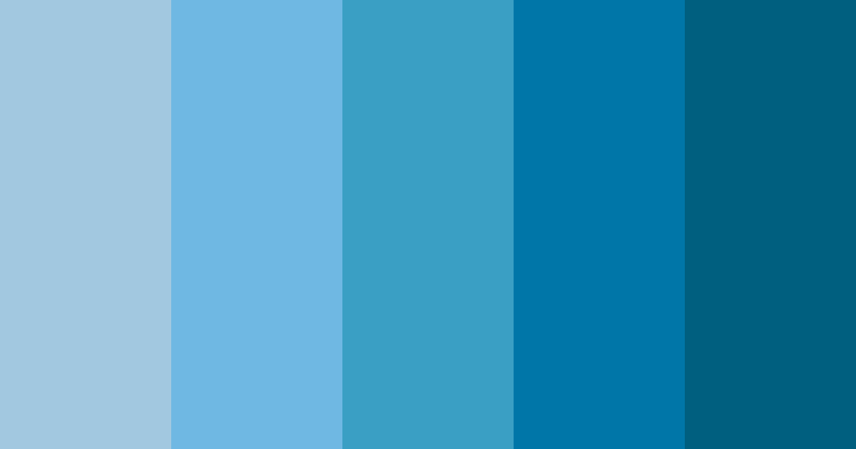 Download bright blue color palette PNG image (landscape)