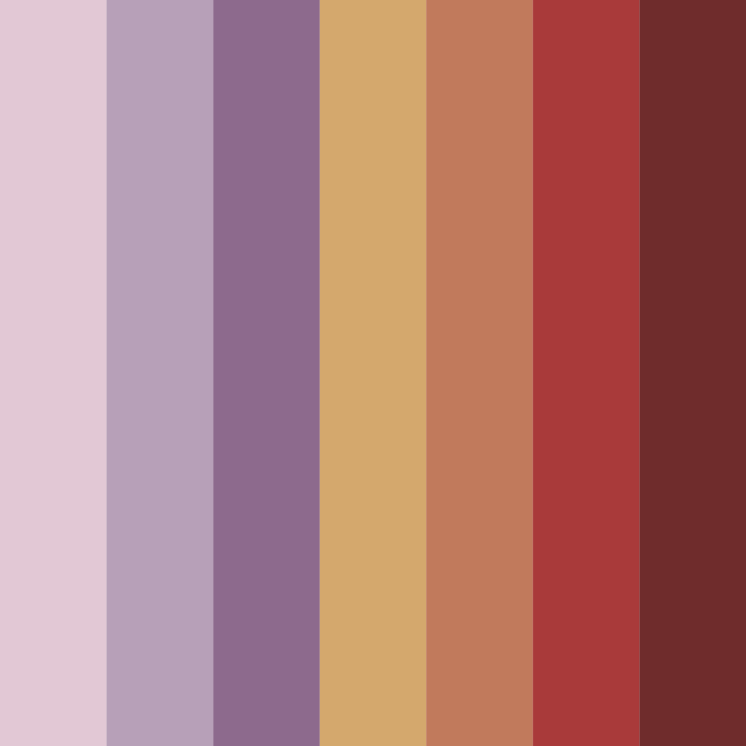 Download dusty blue rose gold color palette PNG image (square)