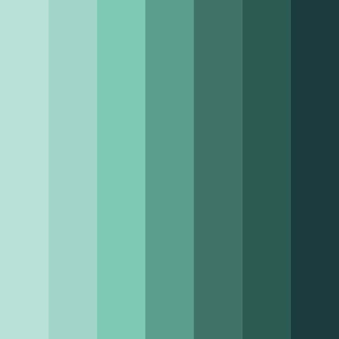 Download teal oasis color palette PNG image (square)