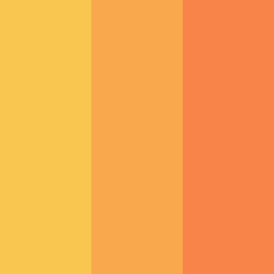 Download exciting yellow color palette PNG image (square)