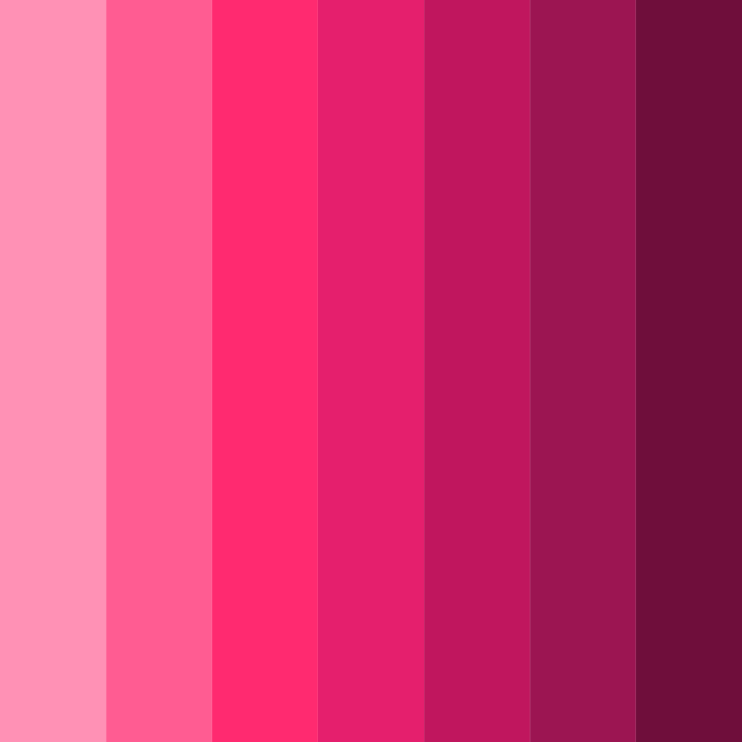 Download bright hot pink color palette PNG image (square)