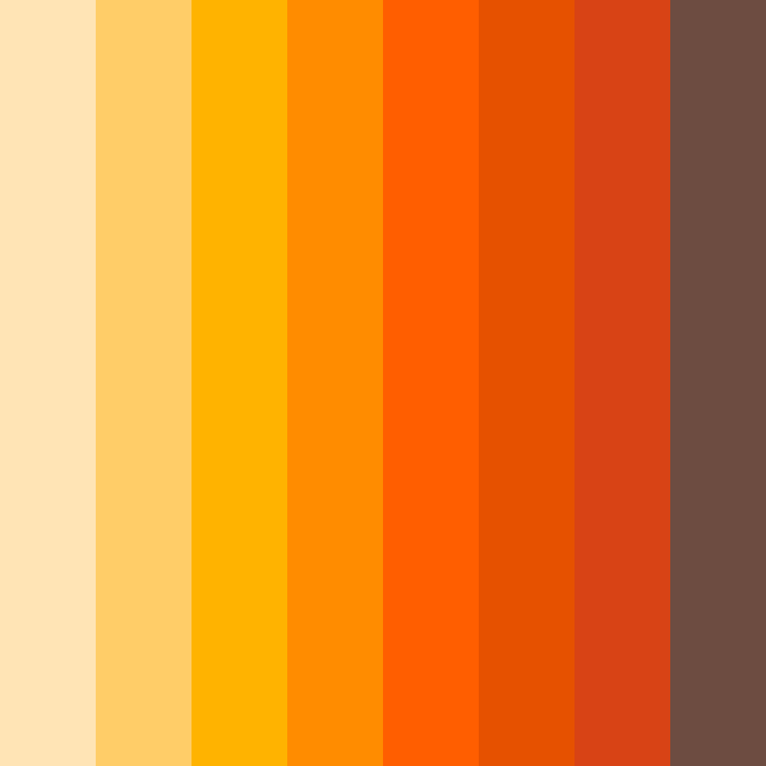 Download sunset ember color palette PNG image (square)