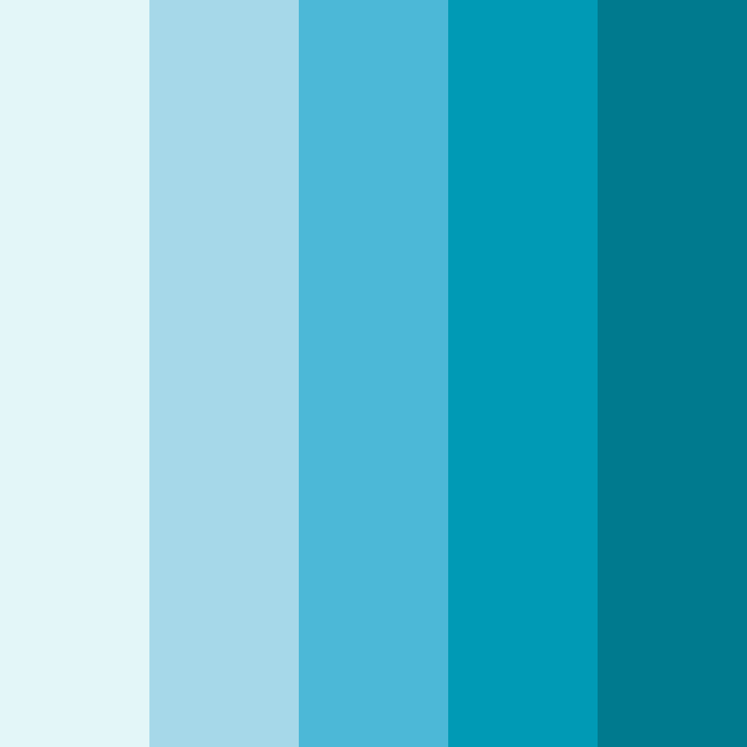 Download nordic waters color palette PNG image (square)