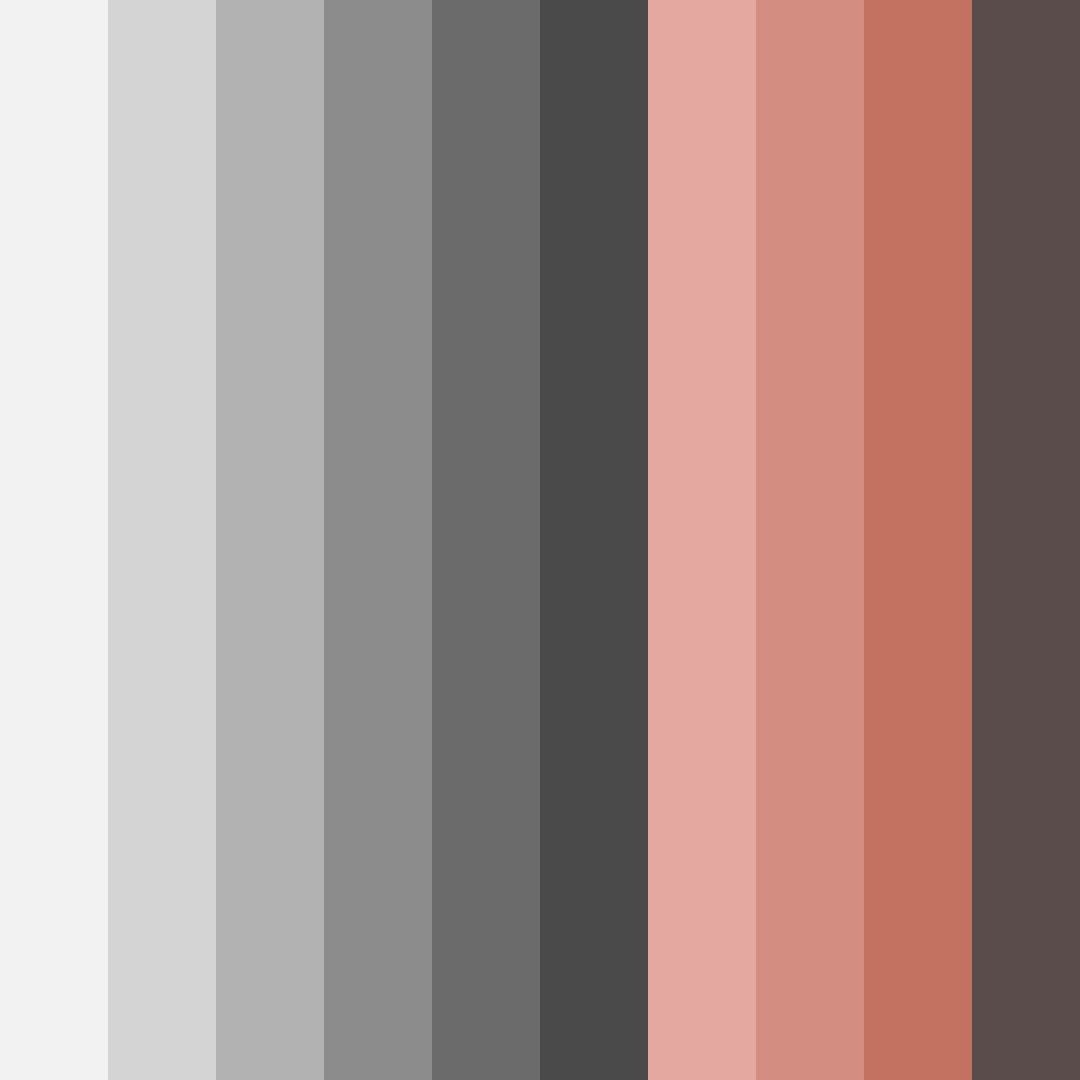 Download nordic elegance color palette PNG image (square)