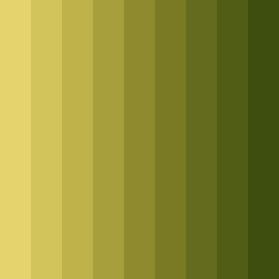 Download mellow mustard meadow color palette PNG image (square)