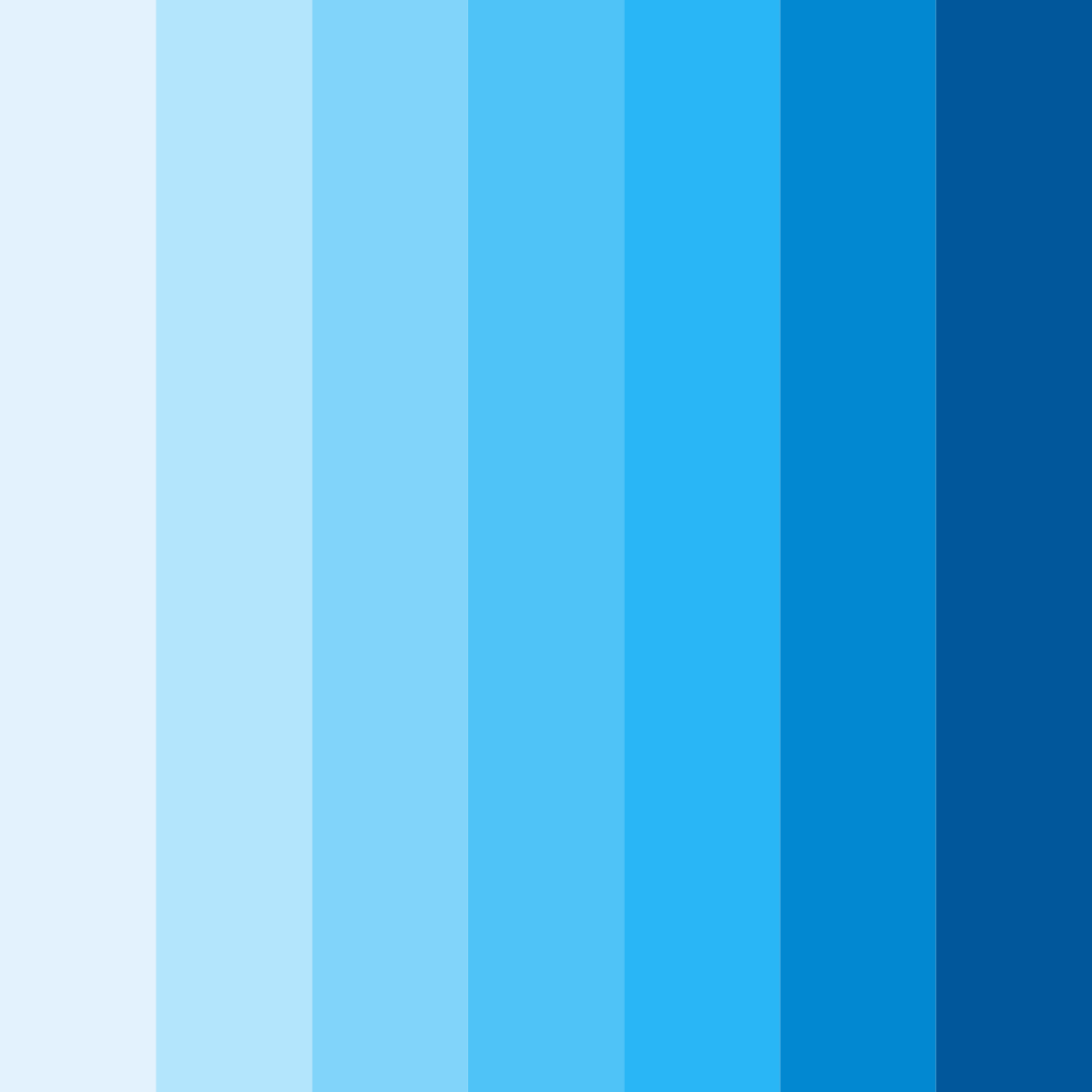 Download faded blue resort color palette PNG image (square)