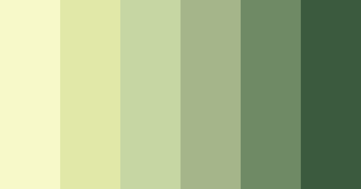 Download lush woodland harmony color palette PNG image (landscape)
