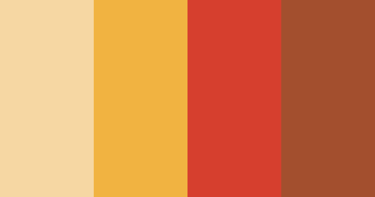 Download warm sunset color palette PNG image (landscape)