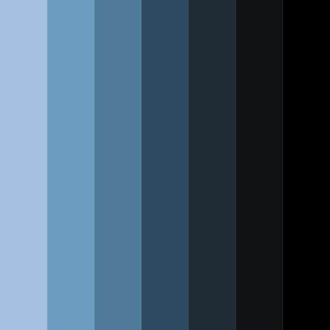 Download dark blue black color palette PNG image (square)